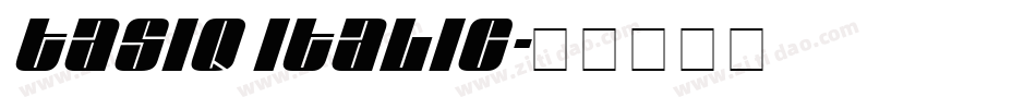 TASIQ italic字体转换